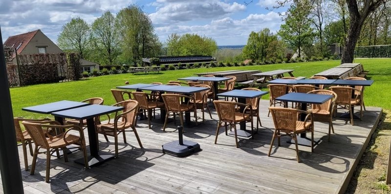 Projet terrasse mélèze sur plots P23